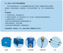 矿用风门自动控制装置基本功能